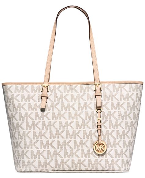 michael kors jet set travel white|michael kors designer tote jetset.